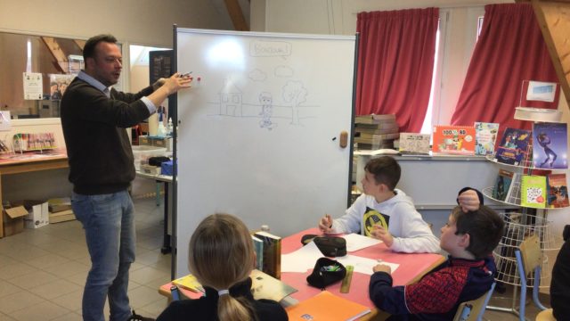 Résidence d’auteur à l’école : 2ème rencontre